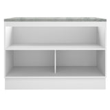 Mueble de Cocina Bajo Glamy 1.20 m 2 Puertas con Encimera