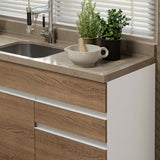 Mueble de Cocina Bajo Glamy 1.50 m 2 Puertas 2 Cajones