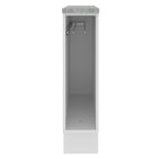 Mueble de Cocina Bajo Portapaños Glamy y Agata 20 cm Blanco