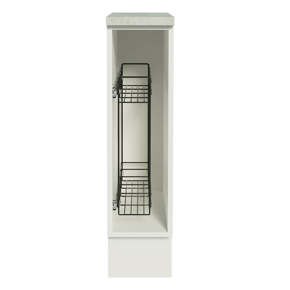 Mueble de Cocina Bajo Portacondimentos Glamy, Agata y Stella 20 cm