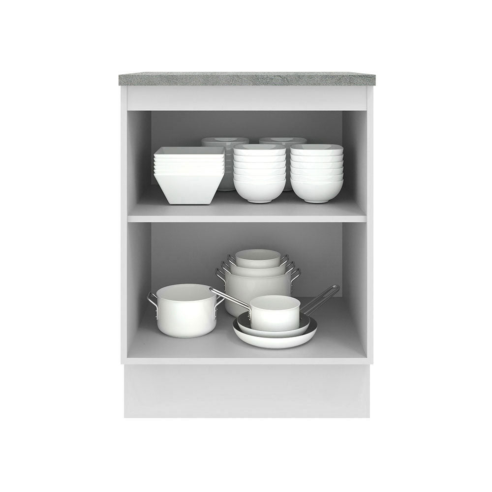 Mueble de Cocina Bajo Agata 60 cm 1 Puerta Blanco
