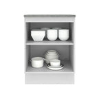 Mueble de Cocina Bajo Agata 60 cm 1 Puerta Blanco