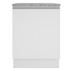 Mueble de Cocina Bajo Glamy 60 cm 1 Puerta Blanco