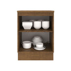 Mueble de Cocina Bajo Agata 60 cm 1 Puerta Marrón/Crema