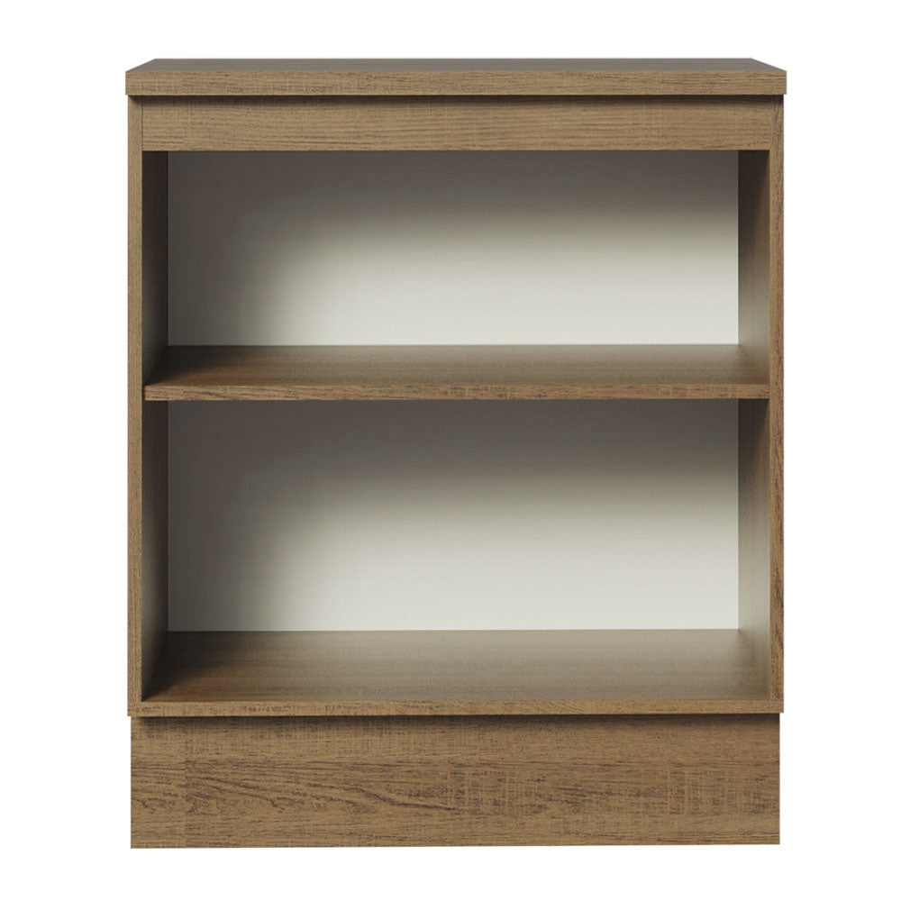 Mueble de Cocina Bajo Agata 70 cm 2 Puertas Marrón/Crema