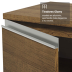 Mueble de Cocina Bajo de Esquina Glamy 1 Puerta Marrón