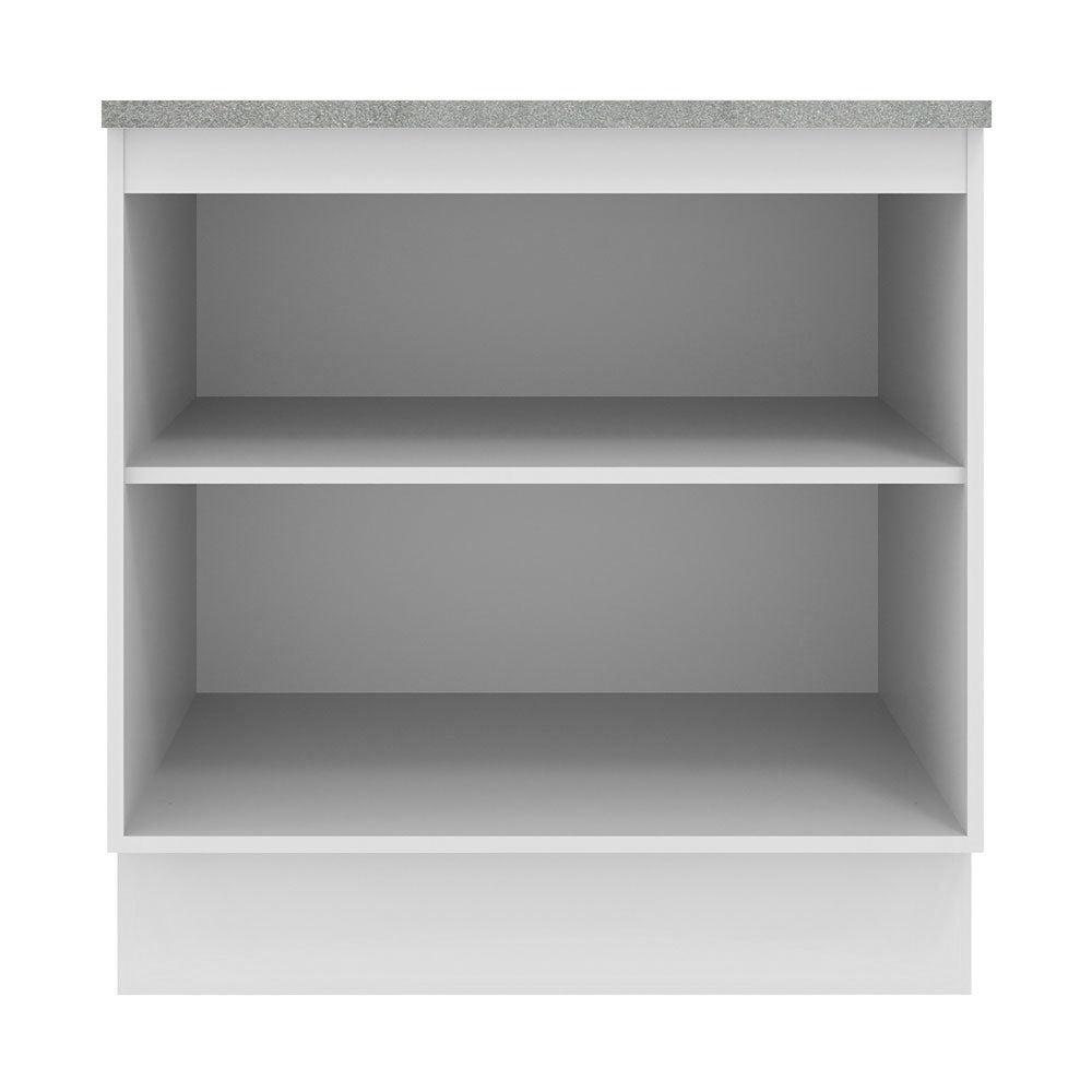 Mueble de Cocina Bajo Agata 80 cm 2 Puertas Blanco/Crema