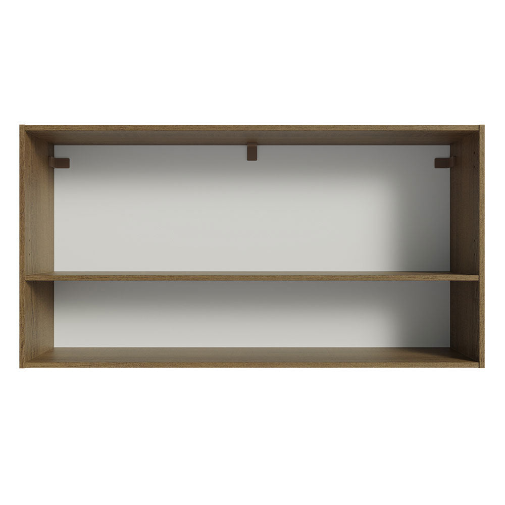 Mueble de Cocina Superior Emilly 1.05 m 2 Puertas 1 Nicho Marrón