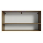 Mueble de Cocina Superior Emilly 1.05 m 2 Puertas 1 Nicho Marrón/Gris