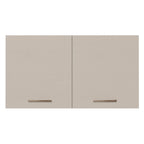 Mueble de Cocina Superior Agata 1.20 Metros 2 Puertas Blanco/Crema