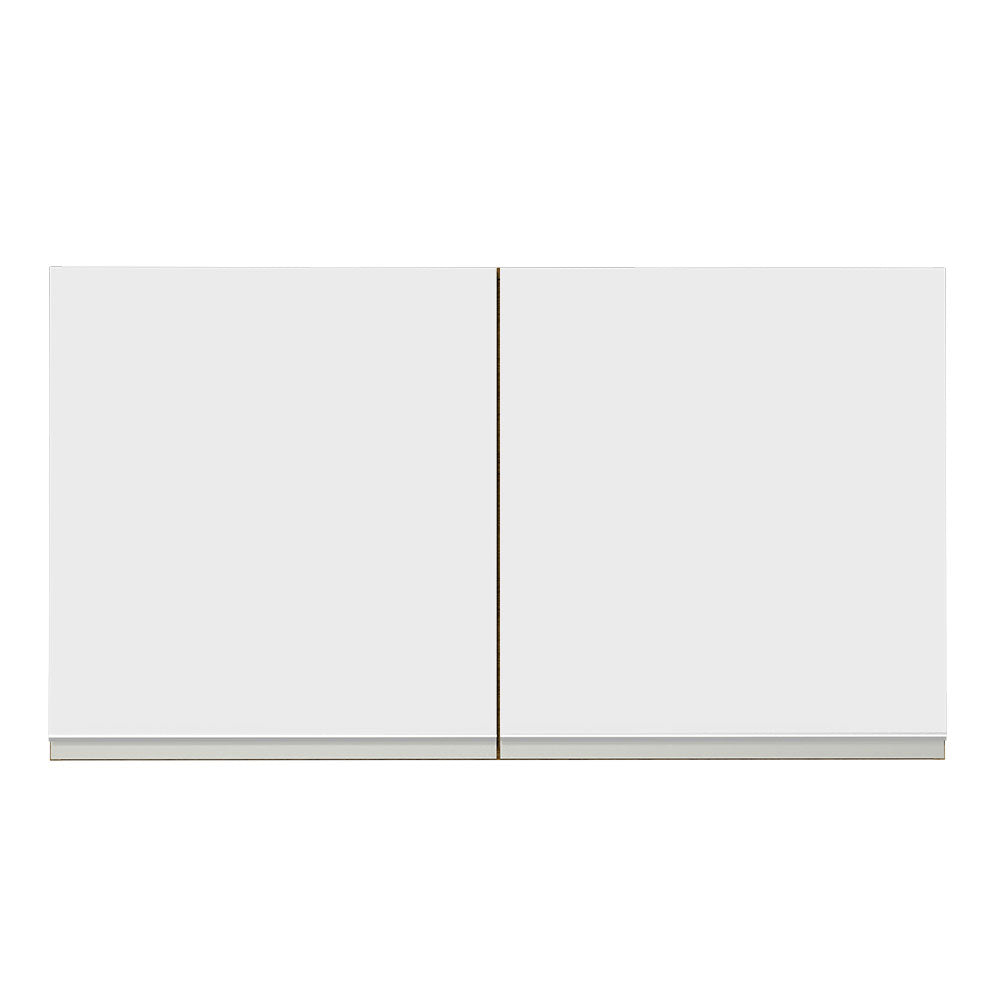 Mueble de Cocina Superior Glamy 1.20 Metros 2 Puertas Marrón/Blanco
