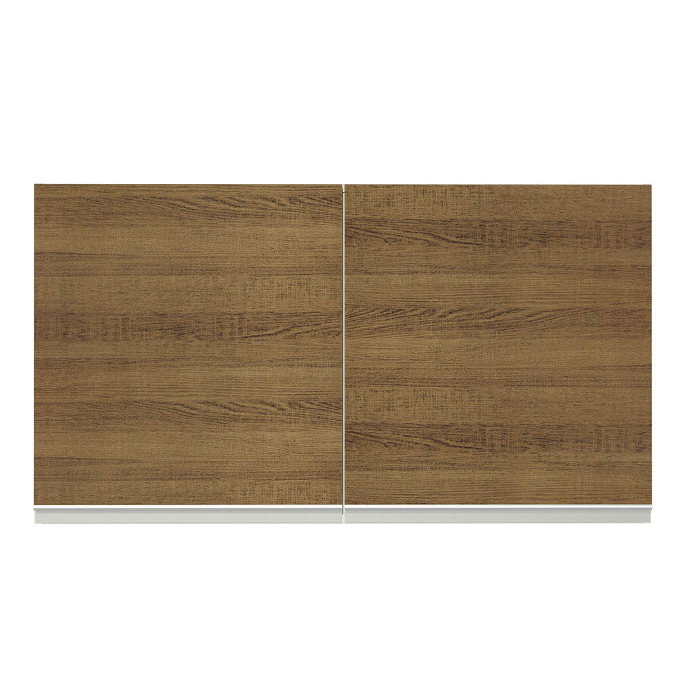 Mueble de Cocina Superior Glamy 1.20 Metros 2 Puertas Blanco/Marrón