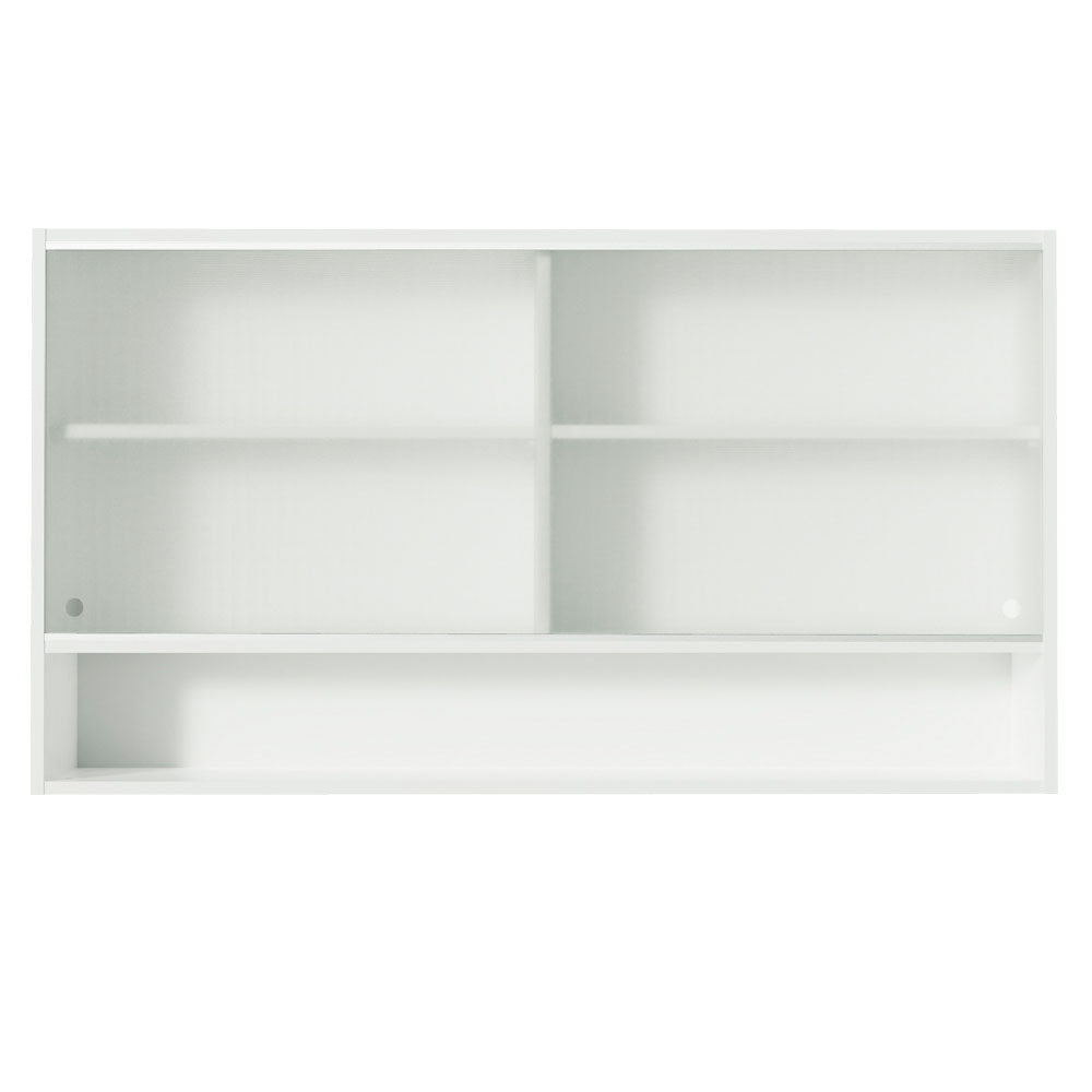 Mueble de Cocina Superior Glamy 1.20 m 2 Puertas de Cristal 1 Nicho