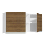Mueble de Cocina Superior Glamy 1.50 m 2 Puertas 2 Nichos Centrales