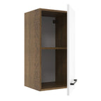 Mueble de Cocina Superior Agata 35 cm 1 Puerta Marrón/Blanco