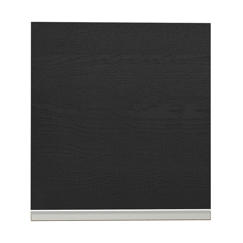 Mueble de Cocina Superior Glamy 60 cm 1 Puerta Marrón/Negro