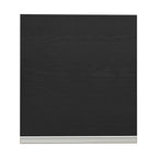 Mueble de Cocina Superior Glamy 60 cm 1 Puerta Marrón/Negro