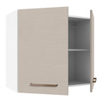 Mueble de Cocina Superior Agata 70 cm 2 Puertas Blanco/Crema