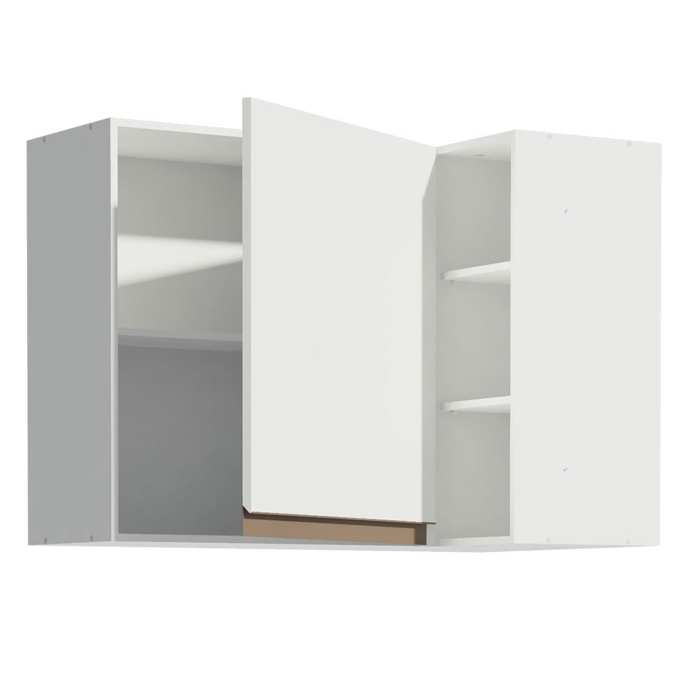Mueble de Cocina Superior de Esquina Reims 1 Puerta 3 Nichos Blanco
