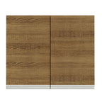 Mueble de Cocina Superior Glamy 80 cm 2 Puertas Marrón