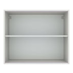 Mueble de Cocina Superior Agata 80 cm 2 Puertas Blanco/Gris