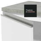 Cocina Integral de Esquina Glamy 3.50 m Blanco 03