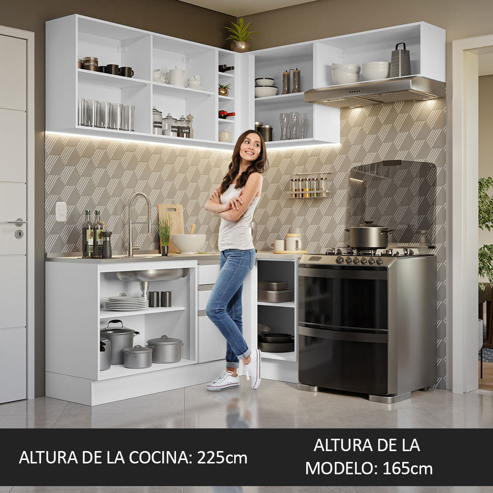 Cocina Integral de Esquina Glamy 3.50 m 07