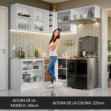 Cocina Integral de Esquina Glamy 3.50 m 07