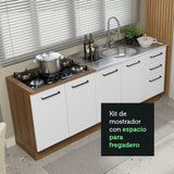 Kit 2 Muebles de Cocina Bajo Agata 2.00 Metros