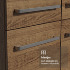 Cocina Integral Emilly 2.30 Metros Marrón 16