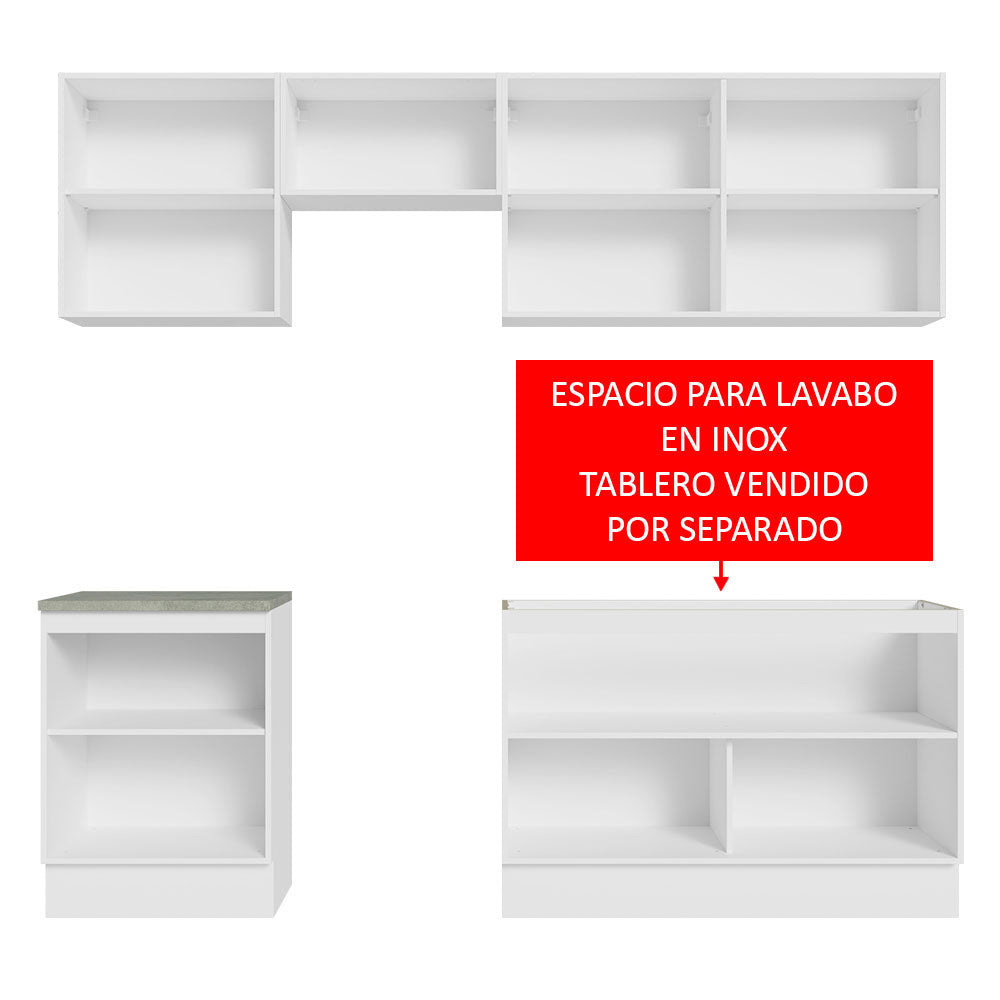Cocina Integral Glamy 2.40 Metros 09