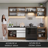 Cocina Integral Glamy 2.60 Metros 04