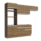 Cocina Integral Glamy 2.70 Metros Marrón 15