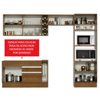 Cocina Integral Cristal 2.90 Metros Marrón 10