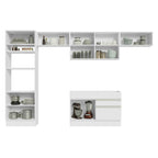 Cocina Integral Glamy 3.50 Metros Blanco