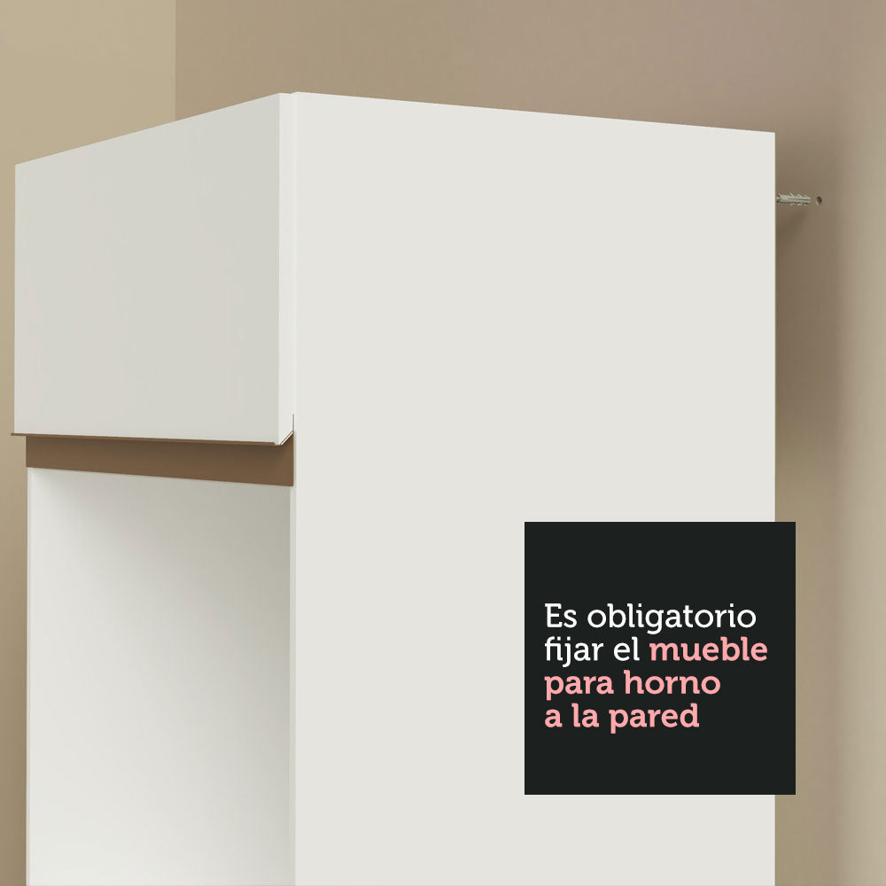 Cocina Integral Reims 2.60 m con Encimera Blanco 08