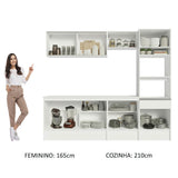 Cocina Integral Topazio 2.40 Metros con Encimera 05