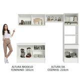 Cocina Integral Topazio 2.60 Metros con Encimera