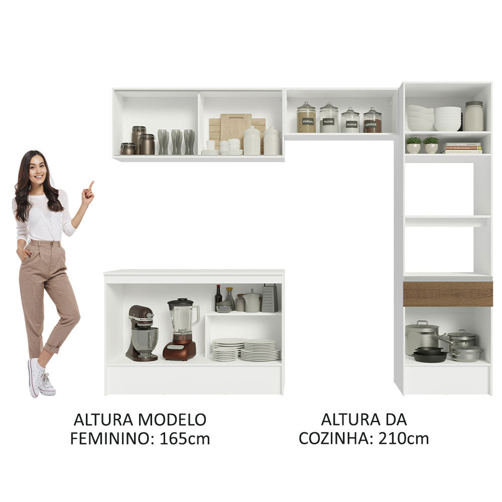 Cocina Integral Topazio 2.60 Metros con Encimera