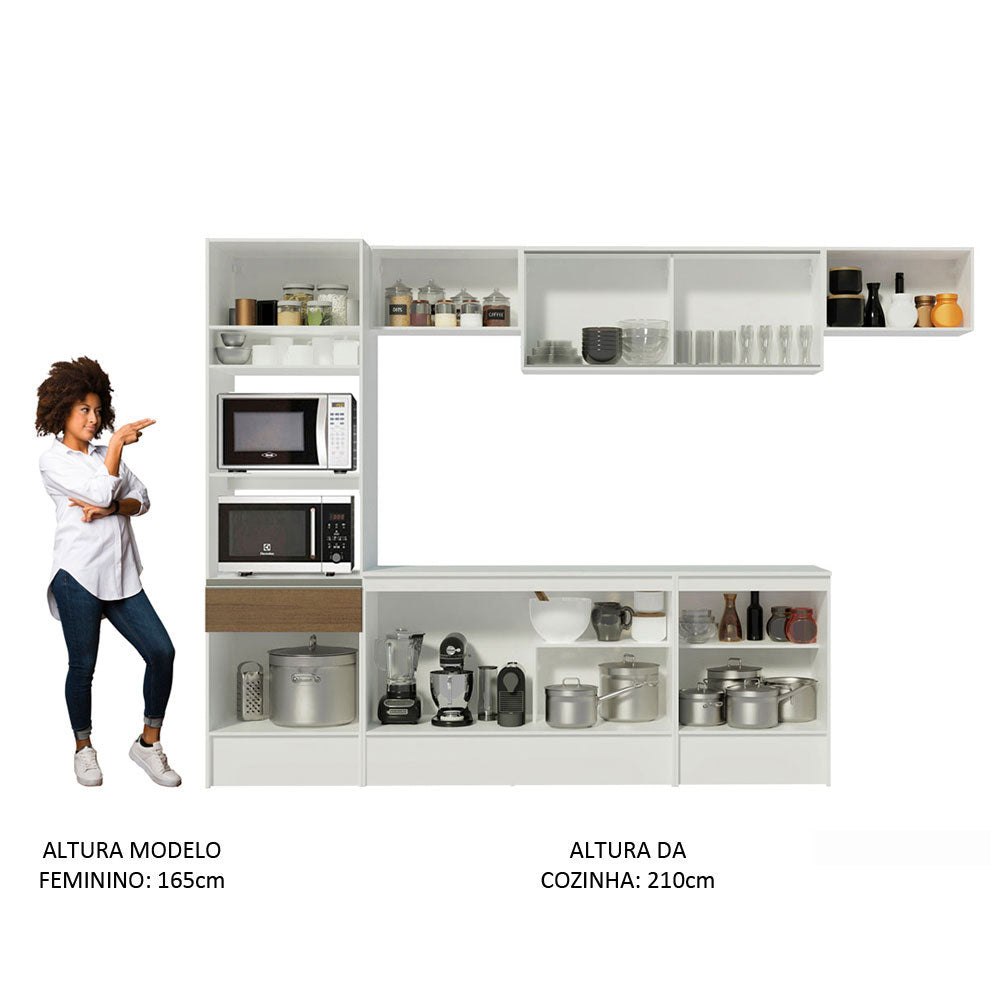 Cocina Integral Topazio 3.00 Metros con Encimera