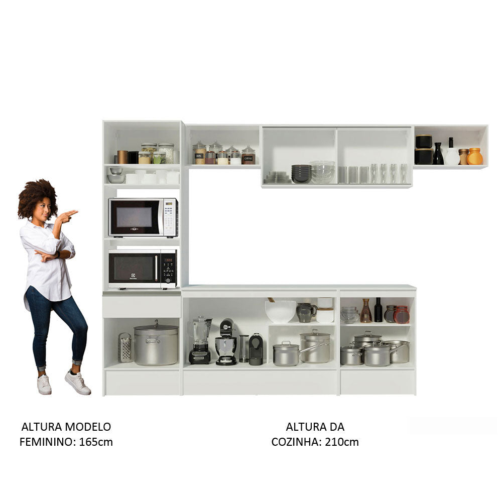 Cocina Integral Diamante 3.00 m con Encimera