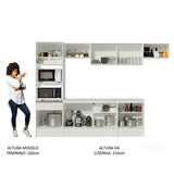 Cocina Integral Diamante 3.00 m con Encimera