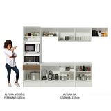 Cocina Integral Diamante 3.00 m con Encimera