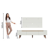 Centro de Entretenimiento para TV Reims Mesa y Panel Hasta 55 Pulgadas