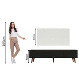 Centro de Entretenimiento para TV Reims Mesa y Panel Hasta 55 Pulgadas