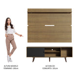 Centro de Entretenimiento para TV Dubai Mesa y Panel Hasta 65 Pulgadas