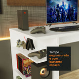 Escritorio Gamer Moderno + Panel para TV Hasta 50 Pulgadas