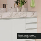 Mueble para Baños 120 cm 2 Puertas 3 Cajones Blanco Madesa