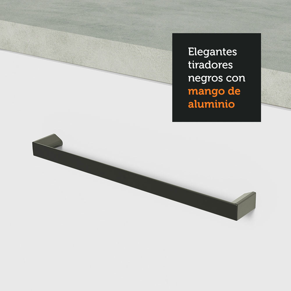Gabinete Superior de Almacenamiento para Garaje 80 cm Multiuso Blanco Madesa