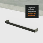 Gabinete Superior de Almacenamiento para Garaje 80 cm Multiuso Blanco Madesa